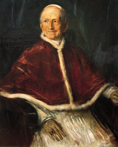 Portret papieża Leona XIII (Carpineto Romano autorstwa Franz Seraph von Lenbach