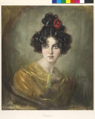 Saharet autorstwa Franz Seraph von Lenbach