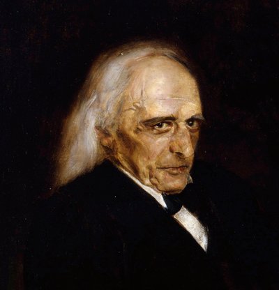 Theodor Mommsen (1817 - 1903), historia niemiecki - Portret Theodora Mommsena (1817-1903) Fragment: Lenbach, Franz, von (1836-1904) autorstwa Franz Seraph von Lenbach