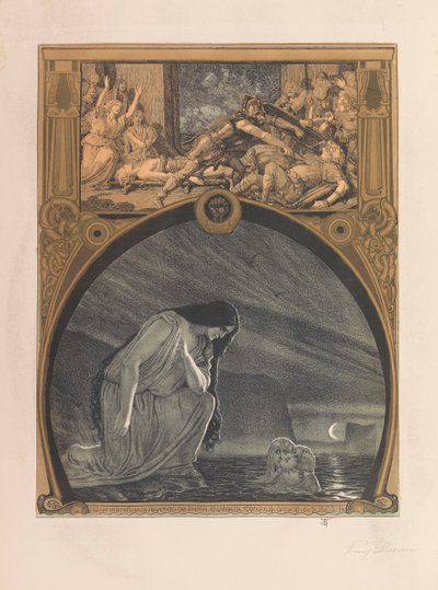 Pierścień Nibelunga, 1914. autorstwa Franz Stassen