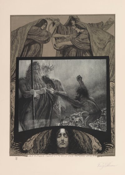 Pierścień Nibelunga, 1914. autorstwa Franz Stassen