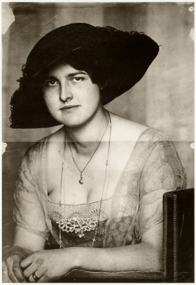 Maryja w ciemnym kapeluszu, 1915. autorstwa Franz Stuck Ritter von