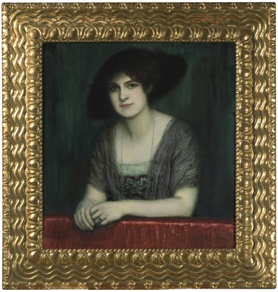 Maryja w ciemnym kapeluszu, ok. godz. 1916. autorstwa Franz Stuck Ritter von