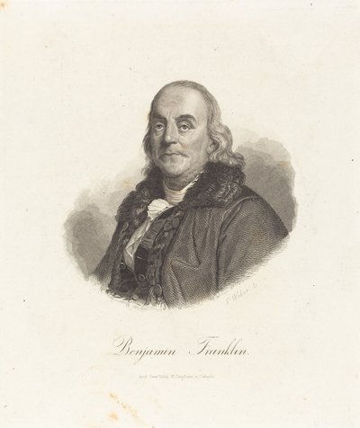 Benjamin Franklin autorstwa Franz Weber