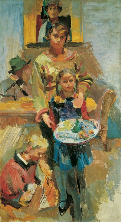 Portret rodzinny Iseppa autorstwa Franz Wiegele