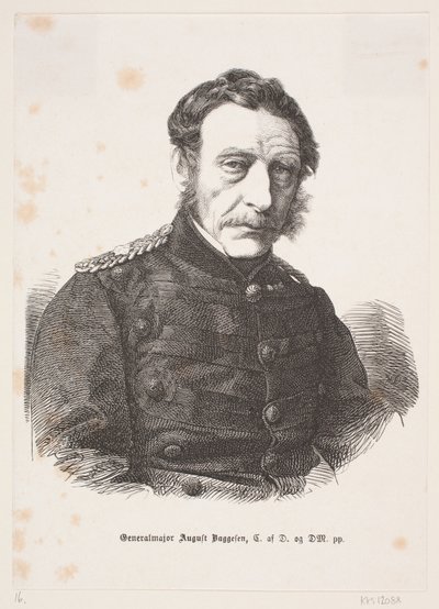 Generał dywizji August Baggesen autorstwa Franz Wilhelm Obermann