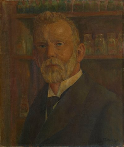 Portret Paula Ehrlicha 1854-1915 , c. 1920. autorstwa Franz Wilhelm Voigt