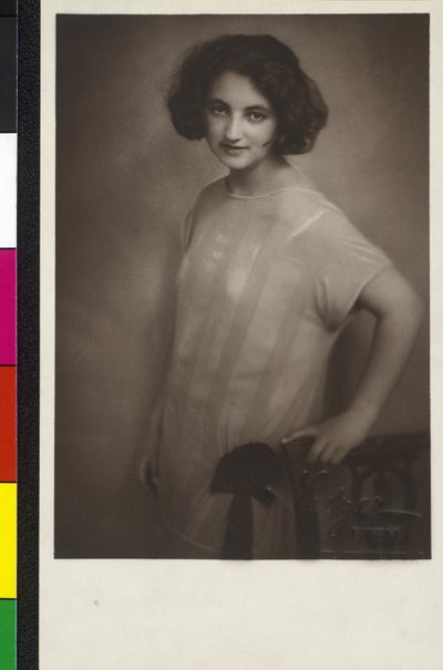 Zdjęcie Lili Schnitzler (1909-1928) autorstwa Franz Xaver Setzer