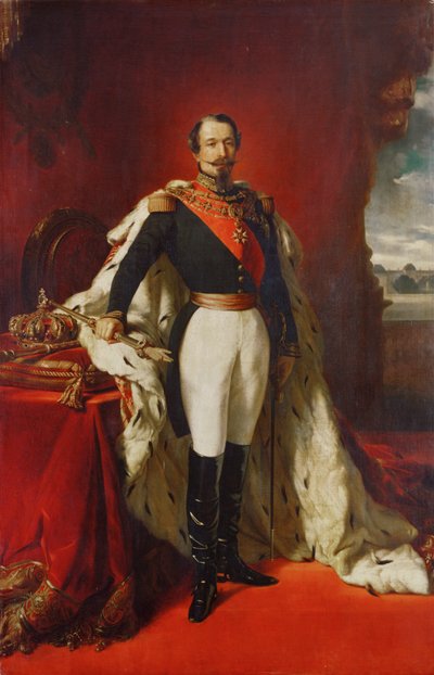 Cesarz Napoleon III ... (obraz na płótnie) autorstwa Franz Xaver Winterhalter