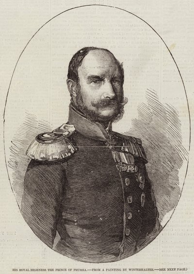 Jego Królewska Wysokość Książę Prus autorstwa Franz Xaver Winterhalter