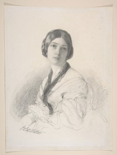 Portret baronowej Gudin, z domu Margareth Louis Hay autorstwa Franz Xaver Winterhalter