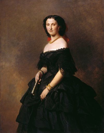 Portret księżnej Elizawety Aleksandrownej Bariatinskiej, z domu księżna Czernyszewa 1826-1902. autorstwa Franz Xaver Winterhalter