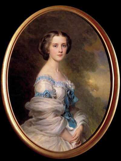 Portret Louise Sophie Melanie Renouard de Bussiere, hrabina Edmond de Pourtales (1836-1914) Obraz Xavera Winterhaltera (1806-1873) 1857 Kolekcja prywatna autorstwa Franz Xaver Winterhalter