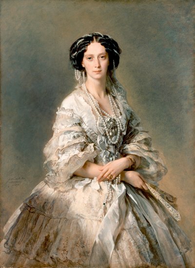 Portret Marii Aleksandrownej, 1857 autorstwa Franz Xaver Winterhalter