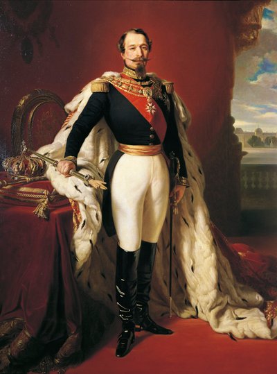 Portret Napoleona III (Louis Napoleon Bonaparte), ok.1852 (olej na płótnie) autorstwa Franz Xaver Winterhalter