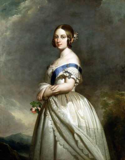 Portret królowej Wiktorii autorstwa Franz Xaver Winterhalter