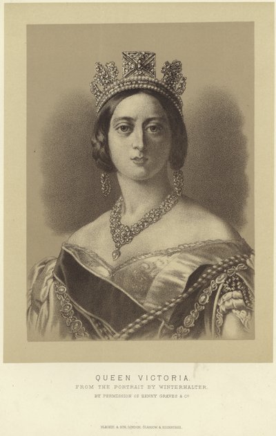 Portret królowej Wiktorii autorstwa Franz Xaver Winterhalter