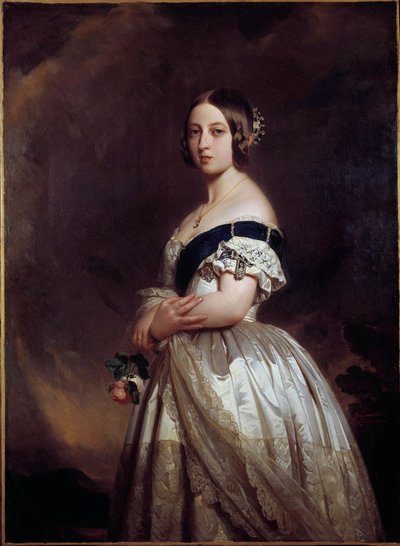 Portret Wiktorii I, królowej Anglii autorstwa Franz Xaver Winterhalter