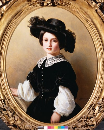 Portret młodej dziewczyny, 1850 autorstwa Franz Xaver Winterhalter