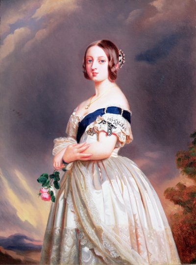Królowa Wiktoria (1819-1901) 1842 autorstwa Franz Xaver Winterhalter