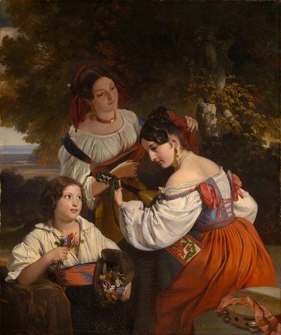 Rzymska scena rodzajowa autorstwa Franz Xaver Winterhalter