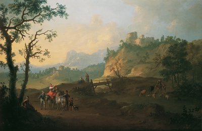 Włoski krajobraz autorstwa Franz de Paula Ferg