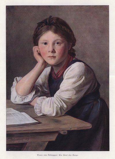 Dziecko Gór autorstwa Franz von Defregger