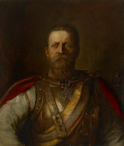 Książę koronny Fryderyk Wilhelm, później Fryderyk III, cesarz niemiecki i król pruski autorstwa Franz von Lenbach