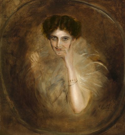 Lady Mary Victoria Leiter Curzon autorstwa Franz von Lenbach