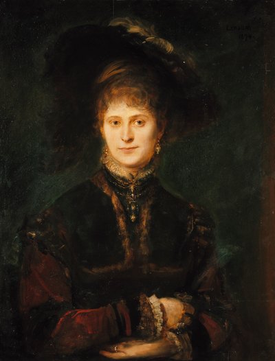 Magdalena Plach (?) autorstwa Franz von Lenbach