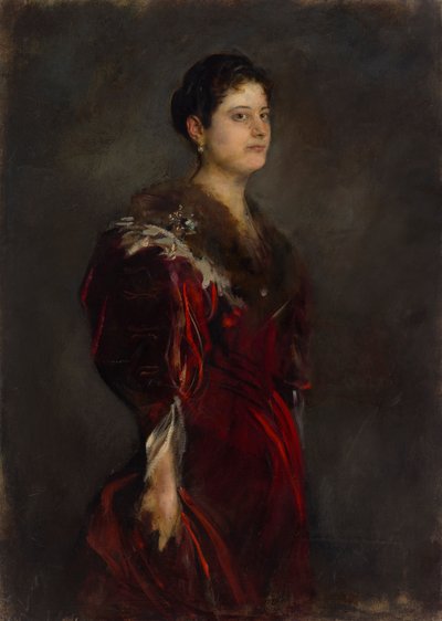 Marie, baronowa Harkányi autorstwa Franz von Lenbach