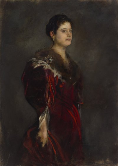 Marie Baronin Harkányi autorstwa Franz von Lenbach