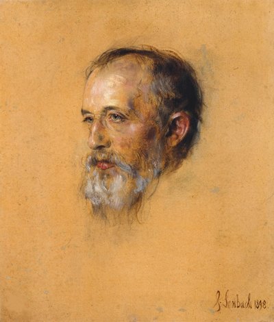 Portret dyrygenta i kompozytora Hermanna Levi 1839-1900, 1898. autorstwa Franz von Lenbach