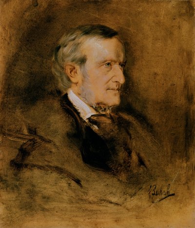 Richard Wagner autorstwa Franz von Lenbach