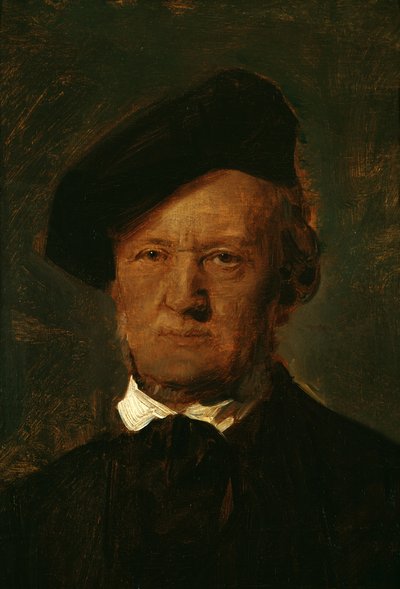 Richard Wagner w berecie autorstwa Franz von Lenbach