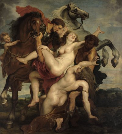 Córki Leucypa, kopia według obrazu Rubensa w Monachium autorstwa Franz von Lenbach, Peter Paul Rubens