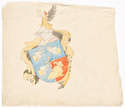 Projekt herbu rodzinnego autorstwa Franz von Matsch