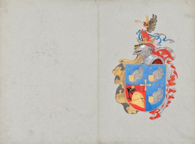 Projekt herbu rodzinnego autorstwa Franz von Matsch