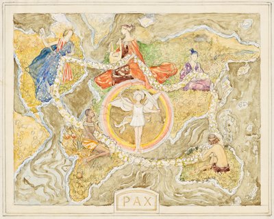 Pax (projekt gobelinu) autorstwa Franz von Matsch