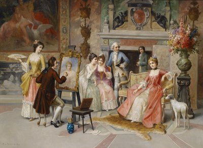 Malarz portretowy autorstwa Franz von Persoglia