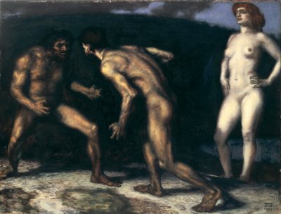 Bitwa o kobietę autorstwa Franz von Stuck