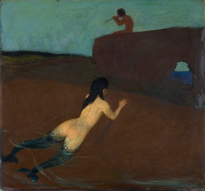 podsłuchiwanie autorstwa Franz von Stuck