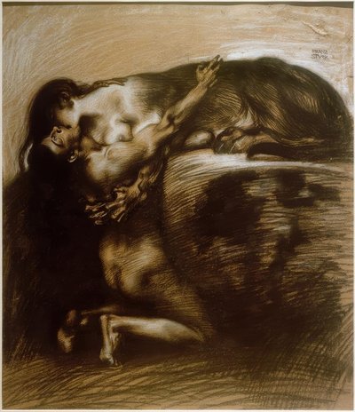 Pocałunek Sfinksa autorstwa Franz von Stuck