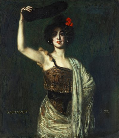 Tancerka Saharet autorstwa Franz von Stuck