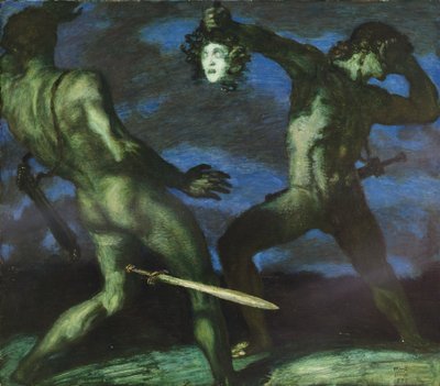 Perseusz z głową Meduzy autorstwa Franz von Stuck