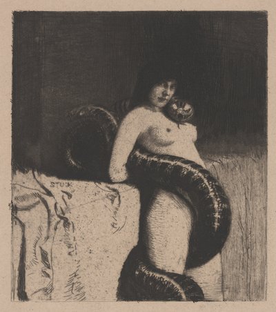 Zmysłowość autorstwa Franz von Stuck