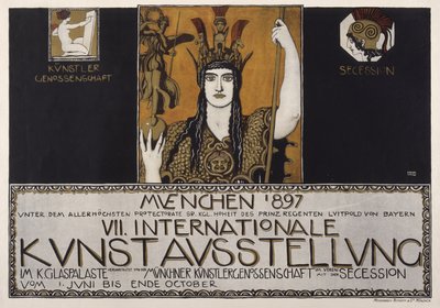 Siódma Międzynarodowa Wystawa Sztuki, Monachium 1897 autorstwa Franz von Stuck