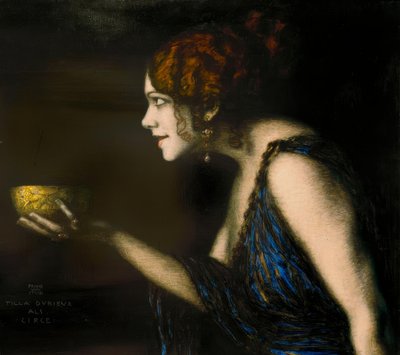 Tilla Durieux als Circe / F. v. Zablokowany autorstwa Franz von Stuck