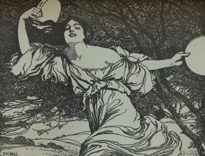 Bachantka, XX w. 1914-1915 autorstwa Fred Hammersley Ball