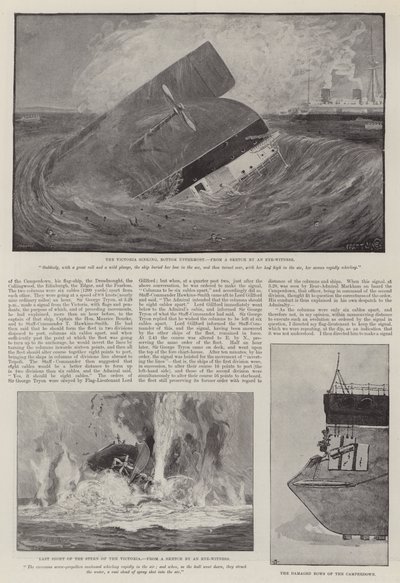 Utrata Wiktorii autorstwa Fred T. Jane
